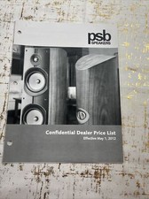 PSB SPEAKERS CONFIDENTIAL