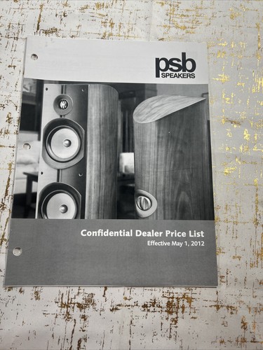 Psb speakers confidential - psb,