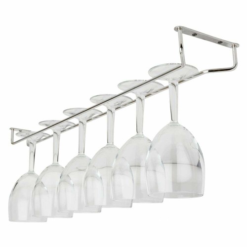 Chrome glass hanger - chrome, wine