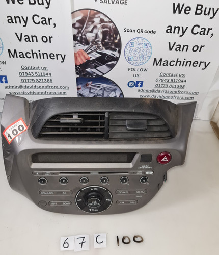 Honda jazz radio - honda, radio/cd-player