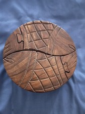 Hand Curved Wooden Twin Fish