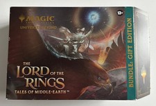 2023 Magic The Gathering LOTR Gift Bundle opened but promo packs sealed
