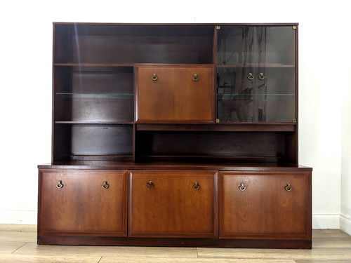 Display cabinet retro mahogany - display,