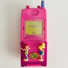 Vintage Polly Pocket - Mobile Phone Fun - Complete Figures Bluebird 90s WORKING