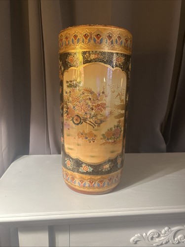 Vintage chinese umbrella - umbrella, stand