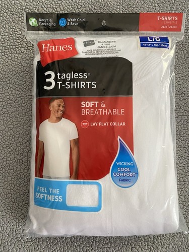Hanes tagless shirt 3 pack - 3,