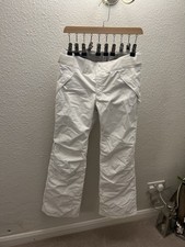 The North Face Dryvent Women's White Ski Salopettes Size S