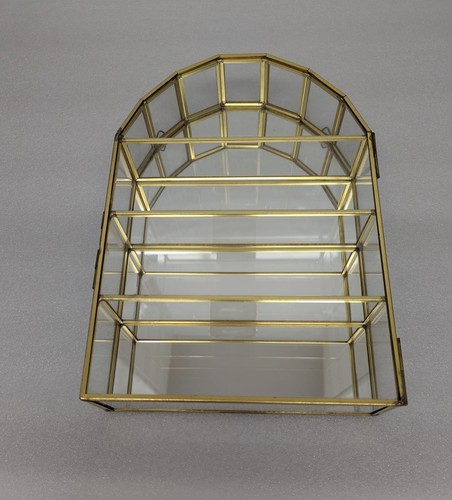 Vintage arched glass - , and