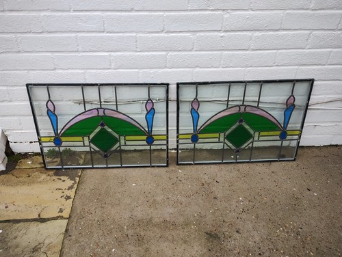 Leaded light stained glass - leaded,