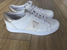 GUESS Ladies White & Gold