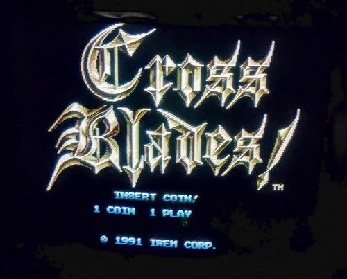 Cross blades 1991 irem - cross, jp