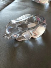 Princess House Pets 24% Lead Crystal Rabbit Bunny Figurine Paperweight