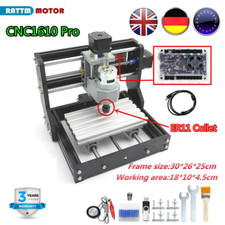 【EU】 DIY 1610 Pro Small CNC Router GRBL Control Wood PCB Engraving Laser Machine