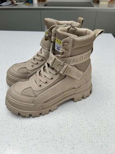 Buffalo platform boots size - platform,