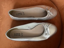 Gold And Silver Wide Fit Shoes