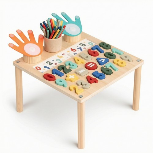 Wooden activity table - wooden, with