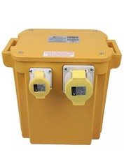 Connexion 5kVA Portable Site Transformer 110V Twin Socket 32A Single 16A 5000VA