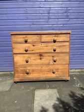 Old Pine chest of drawers with