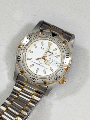 Seiko alba aquagear - alba, two-tone