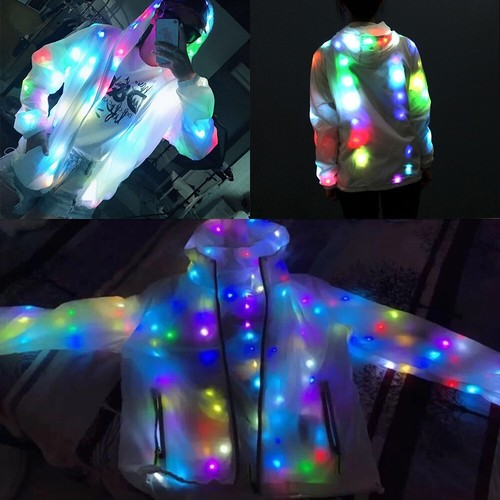 Led light luminous coat - light, up