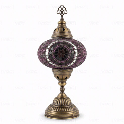 Purple turkish mosaic - purple, table