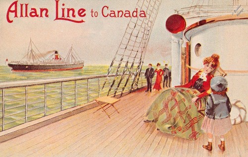 Allan line canada ocean - line,