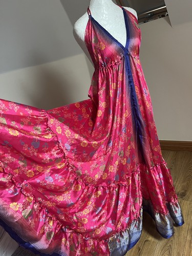 Indian silk boho - indian, maxi