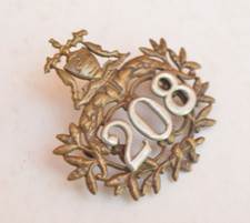 Tramway Cap Badge Glasgow Inspector No. 208