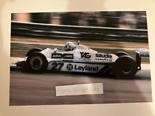 Alan Jones 4 professional 12” x 8” 10”x 8 photos F1 Grand Prix Williams FW07