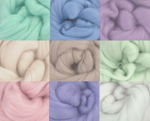 Needle felting wools 9 - felting,