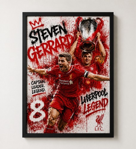 Steven gerrard liverpool print - gerrard,