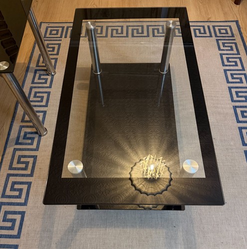 Large coffee table with - large,