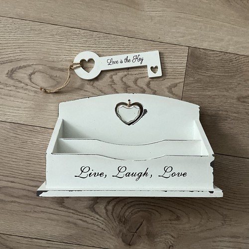 Ivory wood effect shabby chic