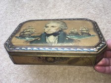 SCARCE C1930s VINTAGE MACFARLANE LANG&Cos THE NELSON(BISCUIT)TIN