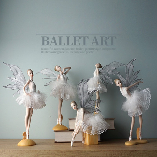 Elegant ballet angel resin - elegant,