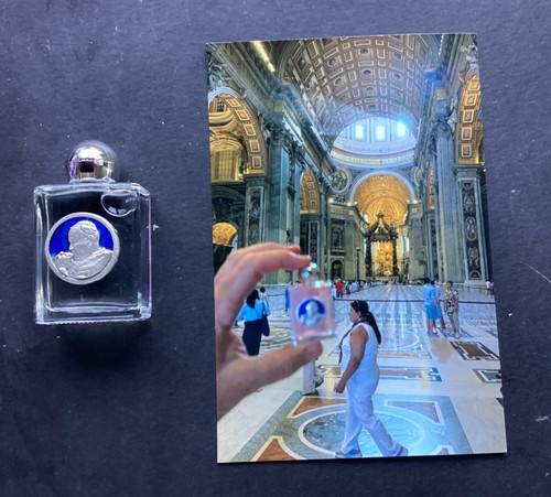 Vatican blessed holy water - blessed,