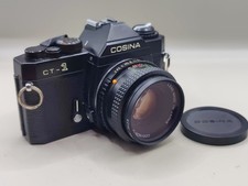 Nr MINT COSINA CT-1 SLR Camera & Cosinion S 50mm Lens & Cap.