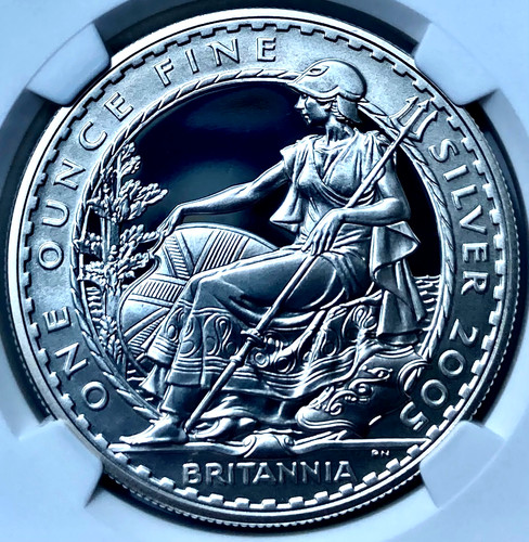 Silver britannia proof 2 - silver, £2