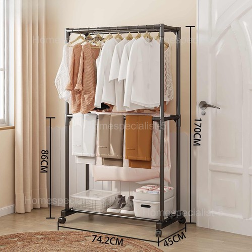 Tiers clothes rail - clothes,