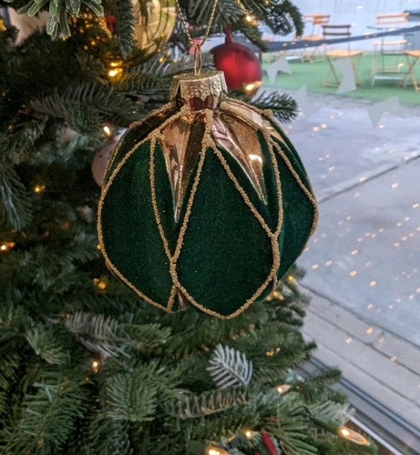 Christmas glass decoration - 6x,