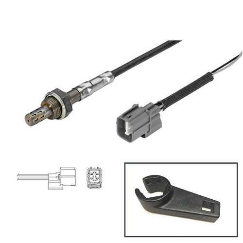 Lambda oxygen sensor - oxygen, +
