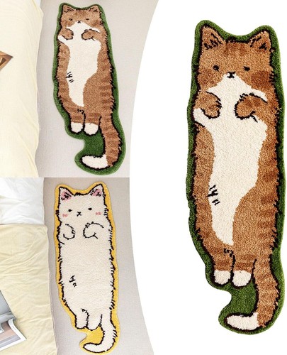 Cat tufted rug cute - rug,, cartoon