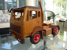 Hand Made Wooden Truck & Trailer