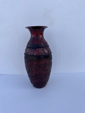 Large red mosaic decorative - red,