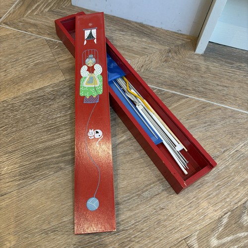 Painted vintage wooden box - painted,
