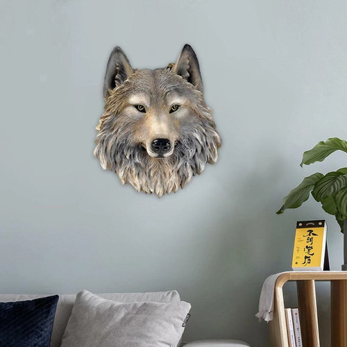 Animal wolf head wall - animal,
