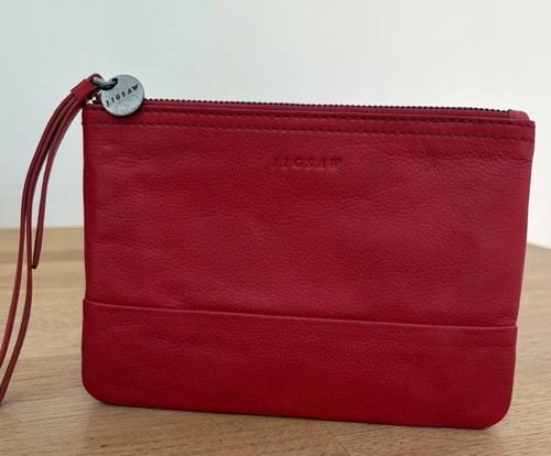 Jigsaw bright red leather - jigsaw,