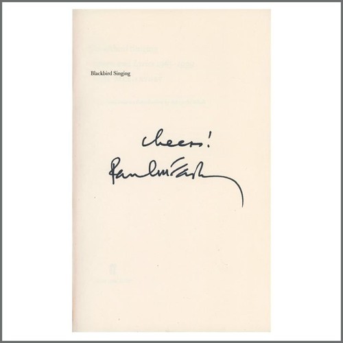 Paul mccartney autographed - mccartney,