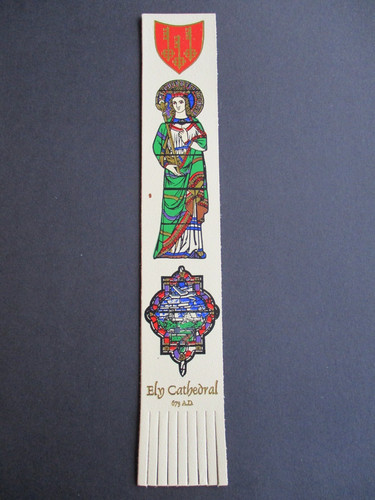 Leather bookmark ely - leather, cathedral