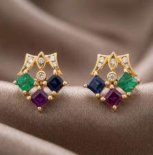 18ct Gold Natural Ruby